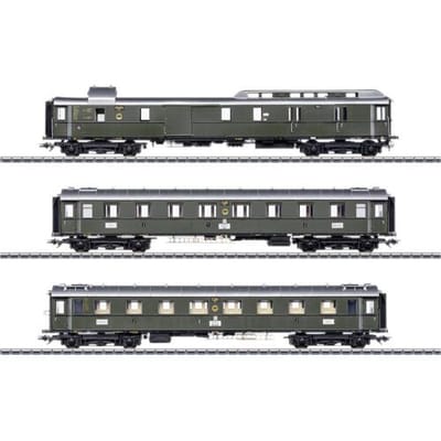 Märklin 42490 H0 3-delige set sneltreinrijtuigen PwPost4ü-28 van de DRG