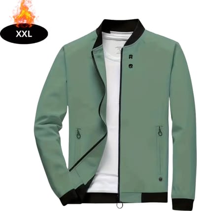 Livano Windjas Heren - Parka - Lente & Herfst - Jas - Volwassen - Windjack - Windbreaker - Outdoor - Groen - XXL