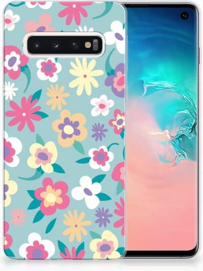 Samsung Galaxy S10 TPU Case Flower Power