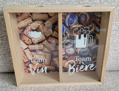 Bierdoppen en kurkenhouder