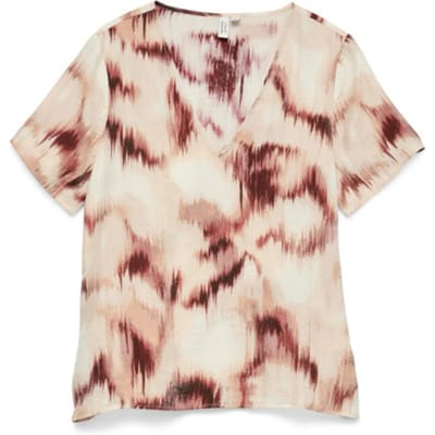 VERO MODA - VMKATERINA SS V-NECK TOP WVN BTQ - Dames - Blouses