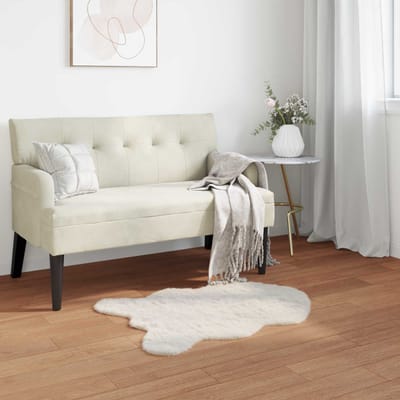 vidaXL - Antislip - vloerkleed - van - imitatie - konijnenbont - OLITE - 50 - x - 80 - cm