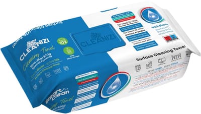 Cleanizi Schoonmaakdoekjes met Bleekmiddel – 3 Pak x 100 Stuks - Extra Groot & Dik – Streeploos Schoon – Frisse Geur – 0% Parabenen