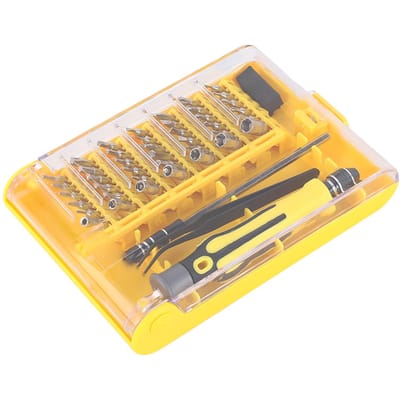 45 en 1 Embouts de tournevis Tournevis à main Combinaison d'outils de tournevis pour la réparation gray