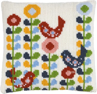 Pako borduurpakket kruissteek kussen - Scandinavisch - geprint stramien - 003.295 - DIY kit