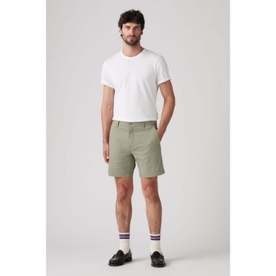 Levi's Chino Standard Cotton Linen Shorts Neutral Taglia: W31L9 | Pantaloncini Outlet | Uomo | Bianco