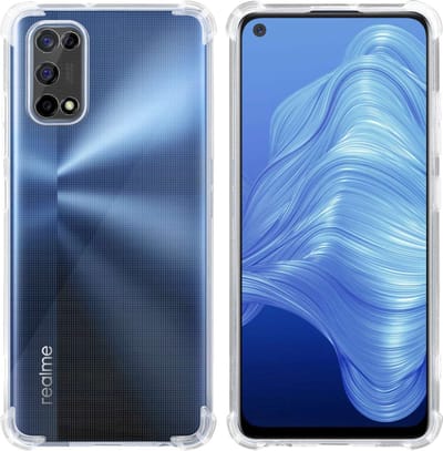 Cadorabo Hoesje geschikt voor Realme 7 5G in Doorzichtig - Beschermhoes gemaakt van flexibel TPU Silicone Case Cover