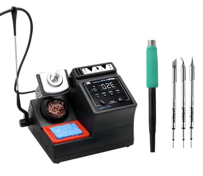 Soldeerstation - Reparatieset - Elektronica Reparatie - Temperatuur Controle - 160 Watt - Zwart