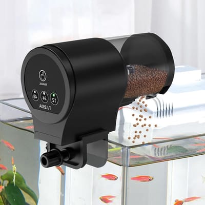 Automatische Voederdispenser voor Aquariums - 100ML Capaciteit, Vochtbestendig en Geschikt voor Alle Vissen in je Aquarium