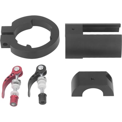 Dispositif de pliage et de fixation pour trottinette électrique en alliage d'aluminium Pièce de fixation pour modification de trottinette Renfort de pliage pour black