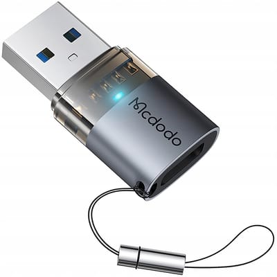 Mcdodo Adapter Usb-A 3.0 Naar Usb-C Naar Usb Type C 3A 5Gb Otg Led
