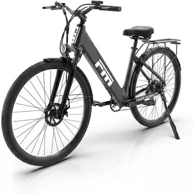 FM M2 Stadscommuter E-bike, 36V 250W Motor, 36V 13Ah Verwijderbare Batterij zwart