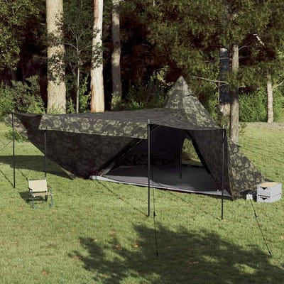 vidaXL - Tipitent - 8-persoons - camouflage - waterdicht