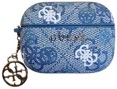 Guess Airpods Pro 2 Case Peony on 4G - Blauw