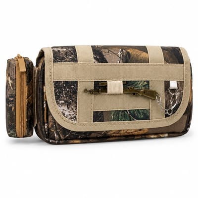 Etui - Grote Etui met 4 Vakken - Schoolspullen Etui met Hangers - Camouflage Etui voor School en Kantoor - Duurzame Pennenzak voor Kids en Volwassenen - Jungle