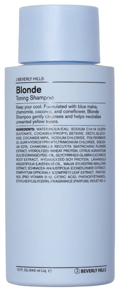 J Beverly Hills Blue Blonde Shampoo 340 ml -  vrouwen -