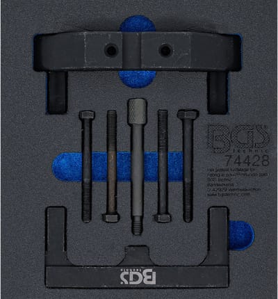 BGS Werkstattwageneinlage 1/6: Motor-Einstellwerkzeug-Satz für VAG 4.0 FSI / TFSI - 74428