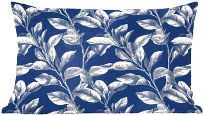 Sierkussens - Kussentjes Woonkamer - 60x40 cm - Botanisch - Patroon - Blauw