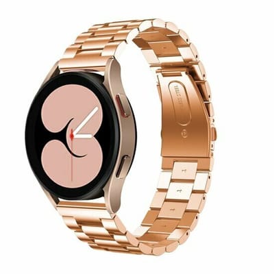 By Qubix - geschikt voor Huawei Watch GT 6 / GT 7 - 41mm - Stalen schakelband - Rosé goud