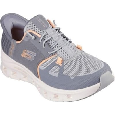 Skechers Glide - Sneakers - Step Pro Dames Instappers - Grijs - Oranje
