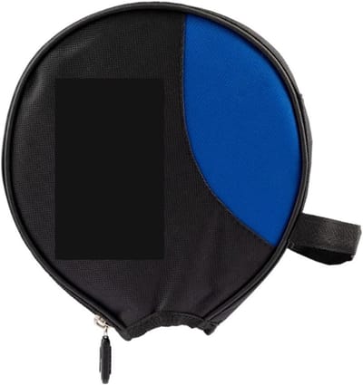 Tafeltennis Bat Tas - Paddle Cover - Sport Spullen Vervoeren - Ruime Opslag - 18 x 15 cm - Blauw