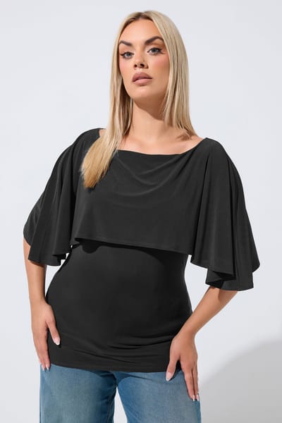 Limited Collection Zwarte Capetop Size 44