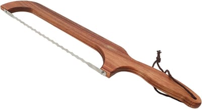 Broodsnijmachine Hout - Brood Snijder - Gelijkmatig Snijden - Nauwkeurige Snede - 447 cm Lengte - Houtkleur