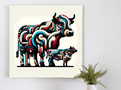 Kunstprint | Wanddecoratie | Forex | 80 × 80 cm