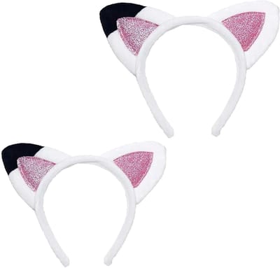 Kattenoren hoofdbanden voor volwassenen en kinderen, pluche zachte haaraccessoires voor Halloween en verjaardagsfeestjes, schattige cosplay kostuums en feestdecoratie