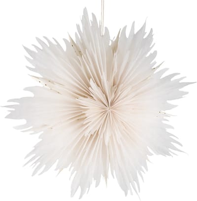 Kerstster star 60cm wit met pendel