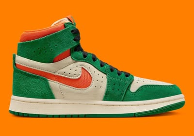 Air Jordan 1 High Zoom Comfort 2 Pine Green Dames Sneakers Muslin Zwart Orange-Blaze DV1305-308 43 beige
