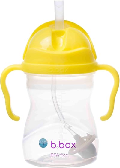 b.box Drinkbeker | Drink Vanuit Elke Hoek | Klapdeksel, Verzwaard Rietje, Lekvrij en Eenvoudige Grip | BPA-vrij, Vaatwasserbestendig | Vanaf 6+ Maanden | 240 ml