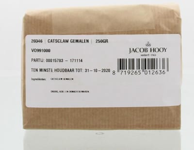 Jacob Hooy Cat's claw gemalen 250 Gram