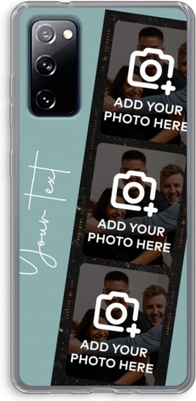 Gepersonaliseerd - Case Company® - Hoesje geschikt voor Samsung Galaxy S20 FE / S20 FE 5G hoesje - Filmrol N°1 - Soft Cover Telefoonhoesje - Bescherming aan alle Kanten en Schermrand
