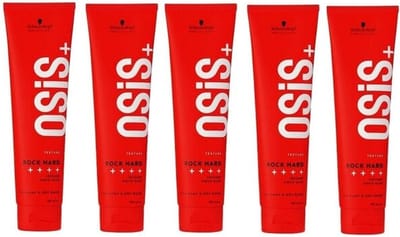 5x Schwarzkopf Osis Rock Hard Gel - 5x 150ml