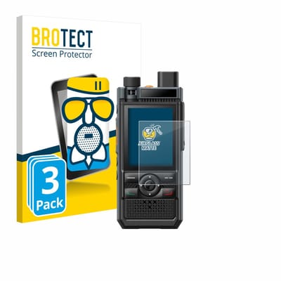 BROTECT - Screenprotector voor Hytera P50 - Folie Beschermfolie Beschermglas matte 3 Stuks