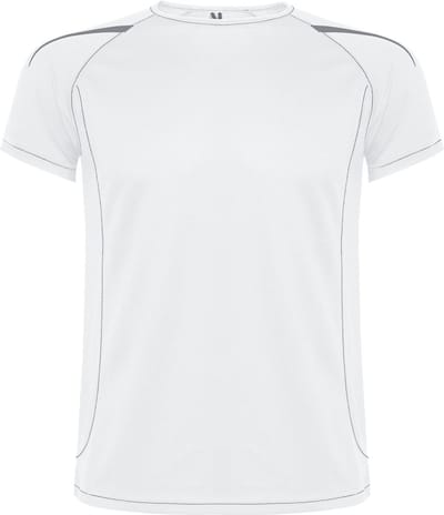 Sportshirt unisex Sepang merk Roly maat S Wit