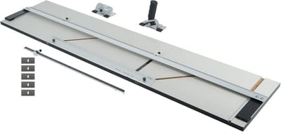 Passe-partout Snijder - Fotolijst Gereedschap - Professioneel Snijden - Dubbele Snijkoppen - 81cm Snijplank - Grijs