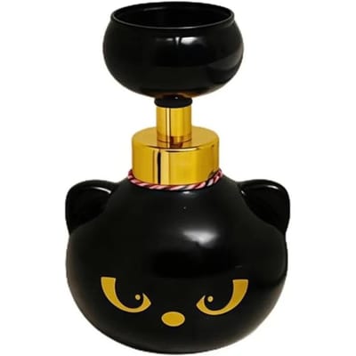 Schattige Kattenpoot Schuim Zeepdispenser Grappige Schattige Kattenpoot Bloemvorm Schuim Zeep Pompflessen Cadeau voor Kattenliefhebber Decor voor Badkamer