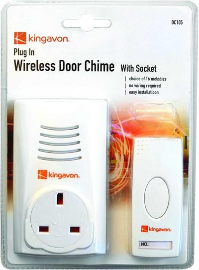 Draadloze Deurbel met Stopcontact - Plug-in Ontvanger en 80m Bereik