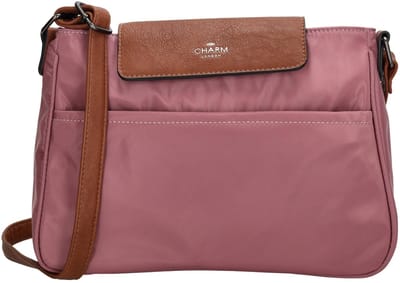 Charm London Buckingham Crossbodytas - Schoudertas - Lichtgewicht - Vakken - Praktisch - Lichtpaars