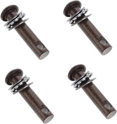 Geluiddemper Ring Set - Schommel Ophanging - Ontspannen Hangen - Robuuste Staallegering - 4 Stuks - Koffie