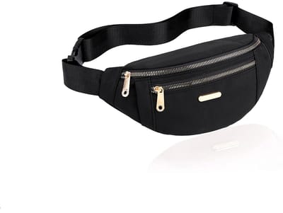 Heuptas - Reisportemonnee - Moneybelt - fanny pack - Heren en Dames Fanny Pack - Travel - Outdoor - Wandel - Sport - Telefoon Tas - Zwart - Fashion Favorite