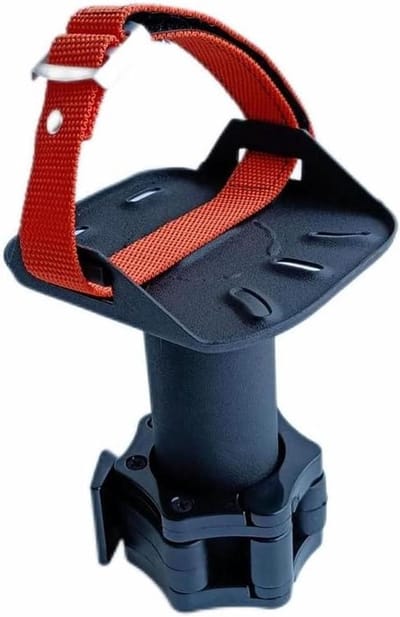 Tibialis Trainer - Beenspier Trainer - Spierversterking Benen - Verstelbare Pasvorm - 20x15x14 cm - Zwart Rood