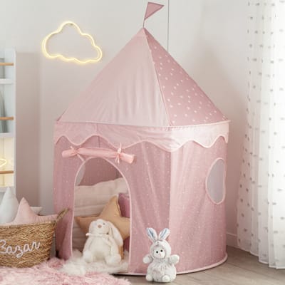 MISOU Speeltent - 100x100x135cm - Pop up Tent - Kinderen - Tipi Tent - Kindertent - Peuters - Meisjes - Roze - LILY
