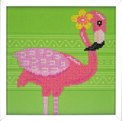 Vervaco - Diamond painting kit - Flamingo - PN-0186097 - - Borduurpakket volwassenen - Borduurpakket kind