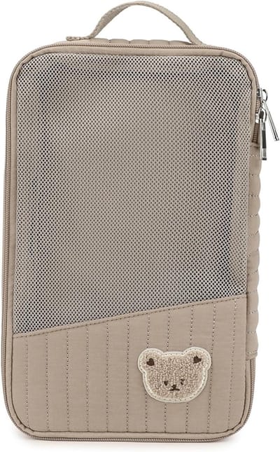 Luierzakje Organizer - Baby Tas - Baby Benodigdheden - Hangend Draagontwerp - 26 x 13 cm - Bruin