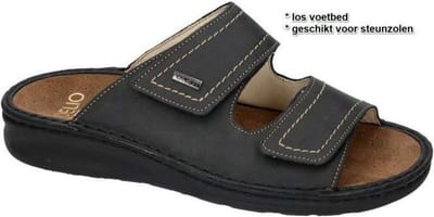 Fidelio Hallux -Heren - zwart - pantoffels & slippers - maat 40