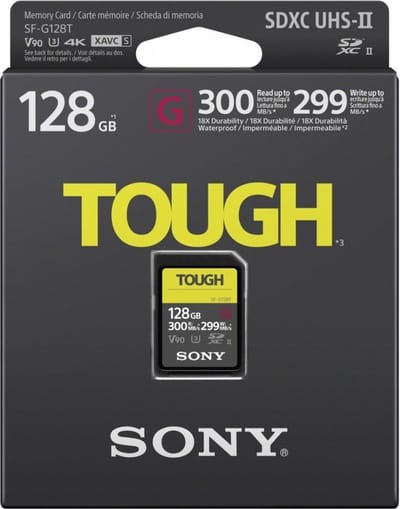 Sony Tough Professional SDXC 128 GB - CL10 UHS-II R300 W299