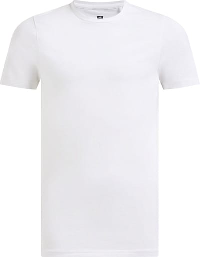 WE Fashion Jongens basic T-shirt met ronde hals van katoenmix